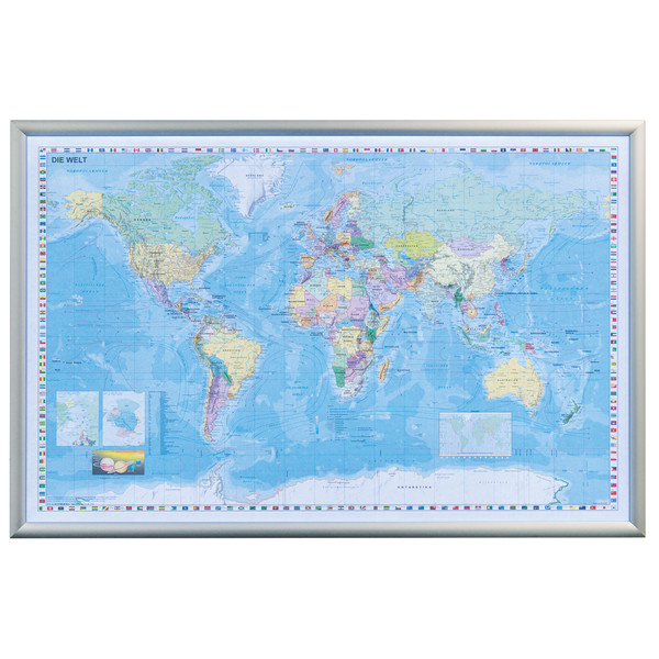 Stiefel Mapa mundial LED-illuminated world map