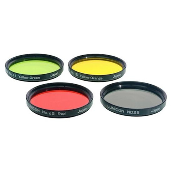Lumicon Conjunto de filtros lunares e planetários, brilho médio, 2"