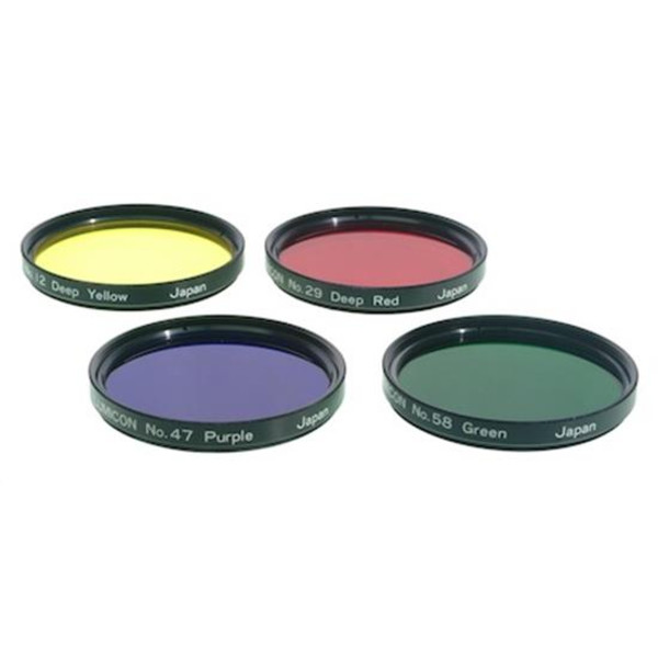 Lumicon Conjunto de filtros lunares e planetários, escuro, 2"