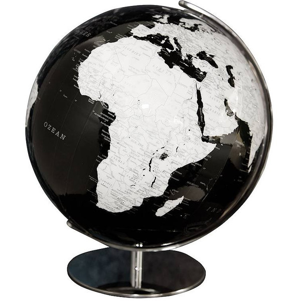 Columbus Globo Artline preto com pedras preciosas Swarovski 40 cm