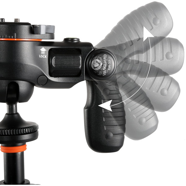 Vanguard Tripé de alumínio Alta CA 233AGH