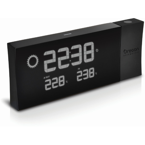 Oregon Scientific Estação meteorológica Prysma BAR 223P projection alarm clock with weather forecaster, black