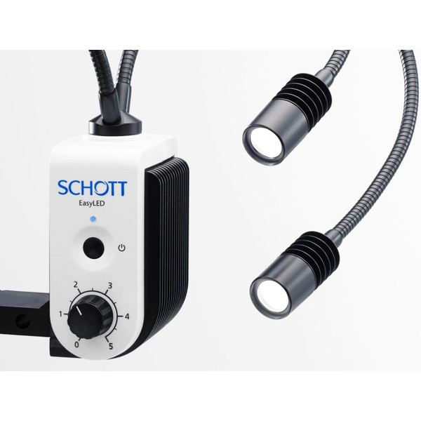 SCHOTT Sistema de iluminação EasyLED Double Spot Plus incl. Fonte de alimentação