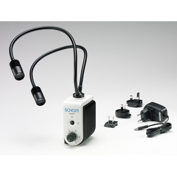 SCHOTT Sistema de iluminação EasyLED Double Spot Plus incl. Fonte de alimentação