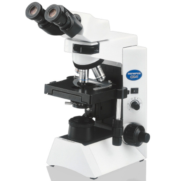 Evident Olympus Microscópio CX41 Standard, bino, Hal, 100x, 400x