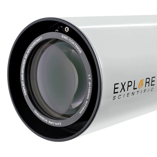 Explore Scientific Refrator apocromático AP 102/714 ED FCD-1 Alu Hexafoc OTA