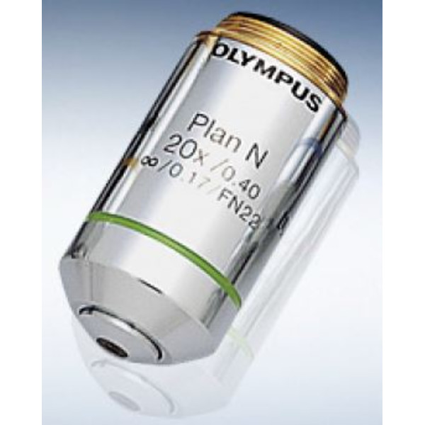 Evident Olympus objetivo Objetiva PLN20X/0.4 Plano Achromat