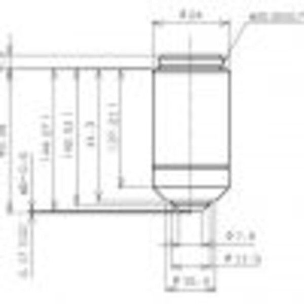 Evident Olympus objetivo Objective PLN40X/0.65 Plan Achromatic