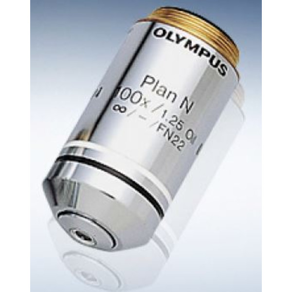 Evident Olympus objetivo Objetiva 1 do plano Achromat PLN100XO/1.25 com imersão em óleo