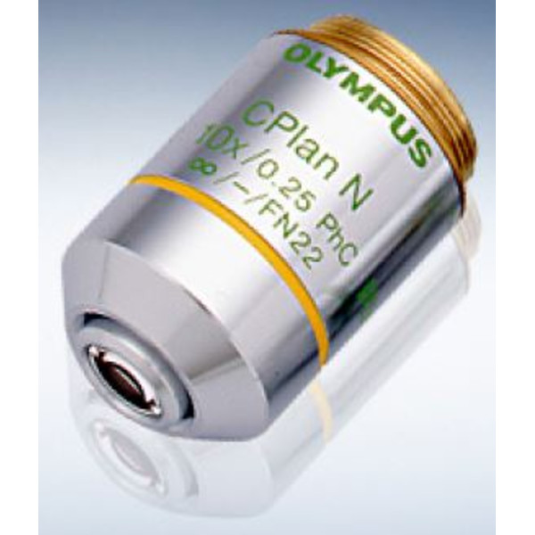 Evident Olympus objetivo CACHN10XPHP/0.25 Objetiva de fase Acromática plana, pré-centrada