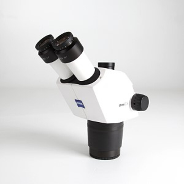 ZEISS Cabeça estereoscópica Stemi 305; trino; clickstop; Greenough; w.d.110mm; 10x/23; Zoom 5:1; 0,8x-4,0x; LED