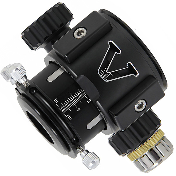 Omegon V-Power 2'' Crayford, Focador de velocidade dupla para telescópios Newtonianos da série Advanced