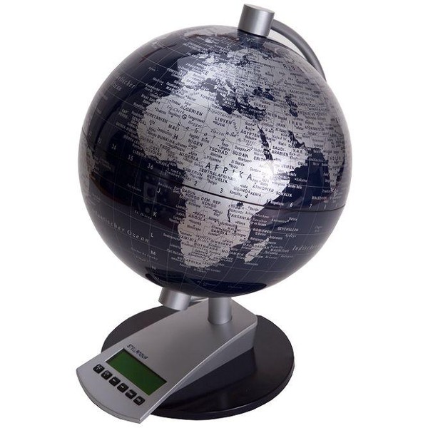 Stellanova Globo Hora-Mundial preto 20cm