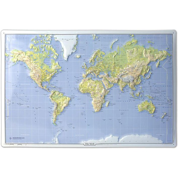 Stellanova 3D Mapa mundial magnético, Escala 1:73 Milhões