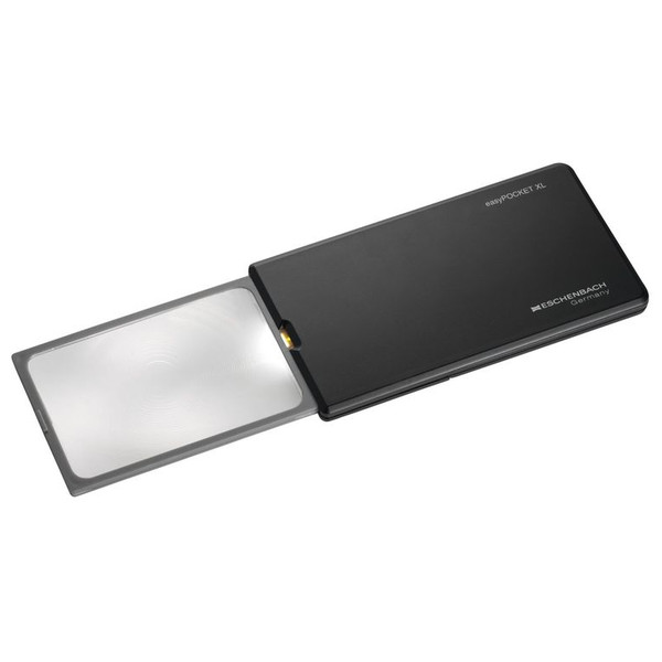 Eschenbach Lupa easyPocket XL 75x50mm 2,5x preto