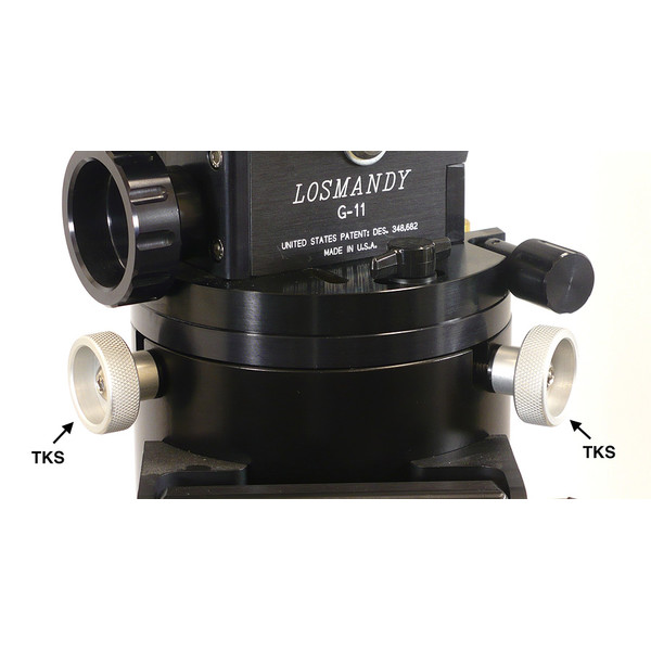 Losmandy Conjunto de parafusos serrilhados para Montagens GM8 e G11 TKS