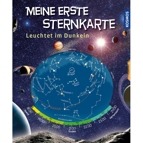 Kosmos Verlag Carta de estrelas Meine erste Sternkarte