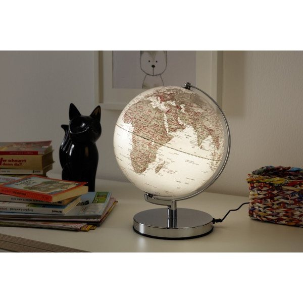 TROIKA Globo Terra Silver Light 25cm