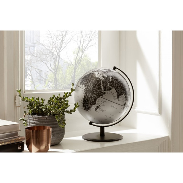 TROIKA Globo Pluto Matt Silver 25cm