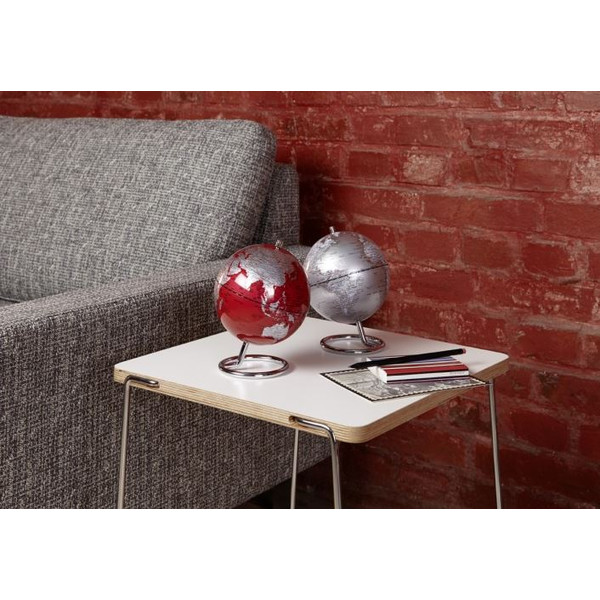 TROIKA Mini-globo Galilei Silver 13cm