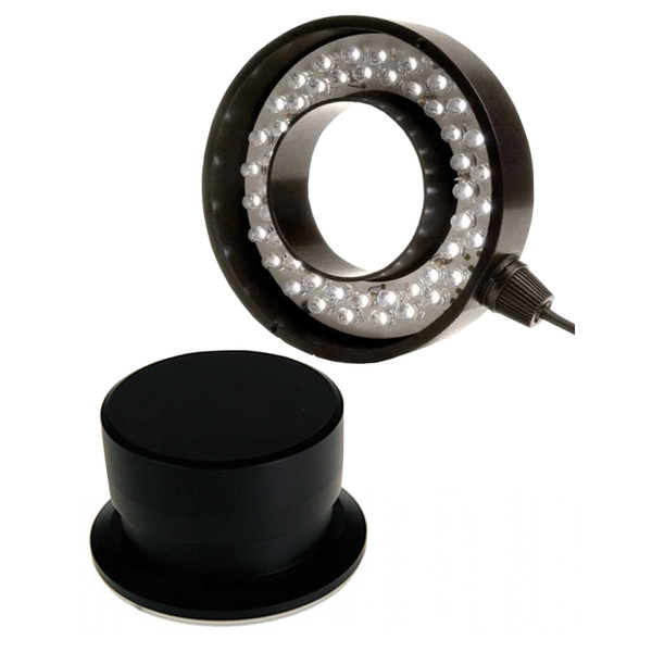 Euromex Anel de luz LE.1981, 48 LEDs, controlador de segmentos