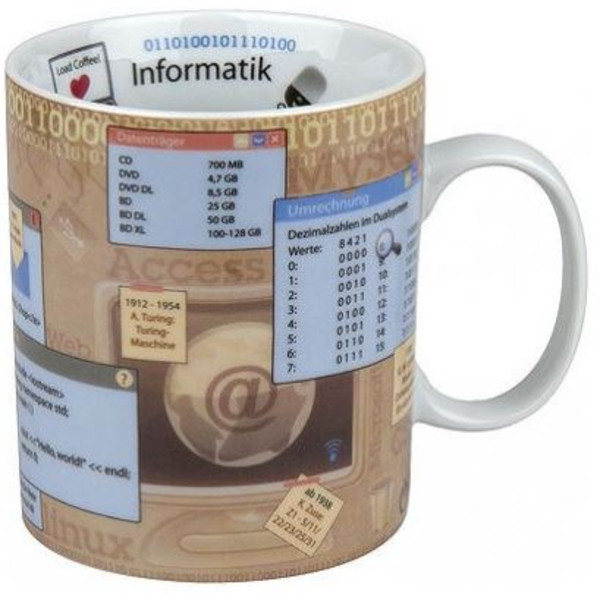 Könitz Chávena Mugs of Knowledge Computer Science