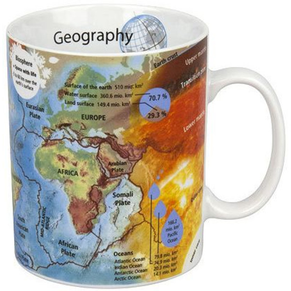 Könitz Chávena Mugs of Knowledge Geography