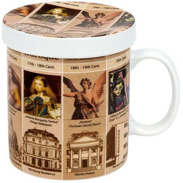 Könitz Chávena Mugs of Knowledge for Tea Drinkers History of Art