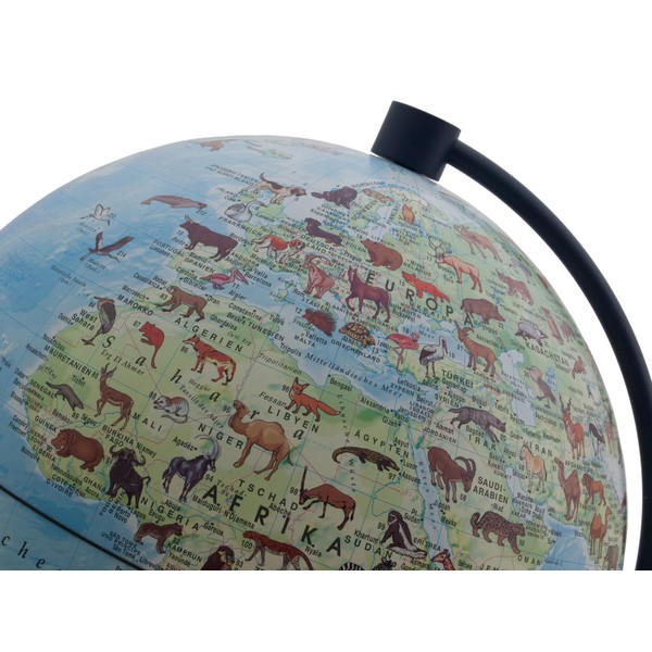 Stellanova Globos para crianças Globo luminoso infantil com dicionário de animais 882818