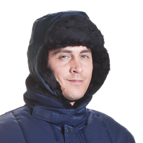 ColdTex Chapéu de pele para proteção contra o frio com abas para as orelhas tamanho XXL