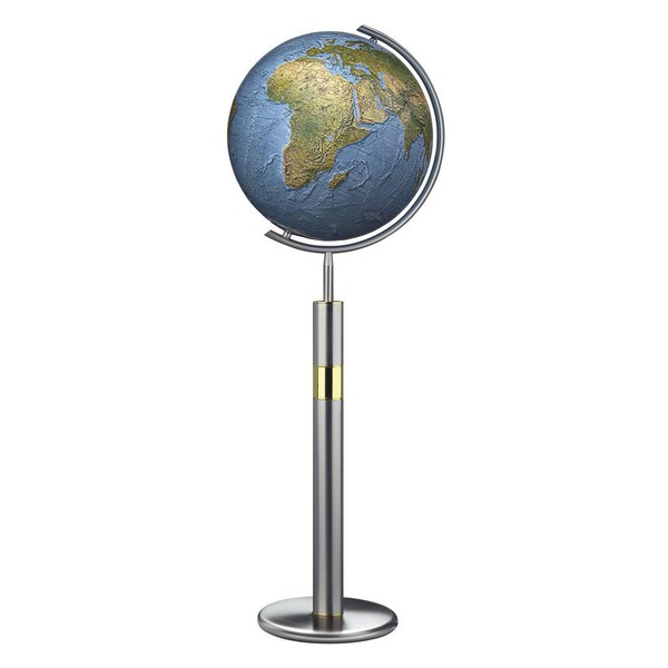 Columbus Globo com pedestal Duorama Aço inoxidável 40cm