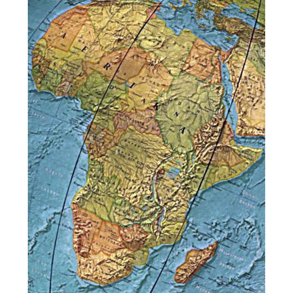 Columbus Globo com pedestal Duorama Aço inoxidável 40cm