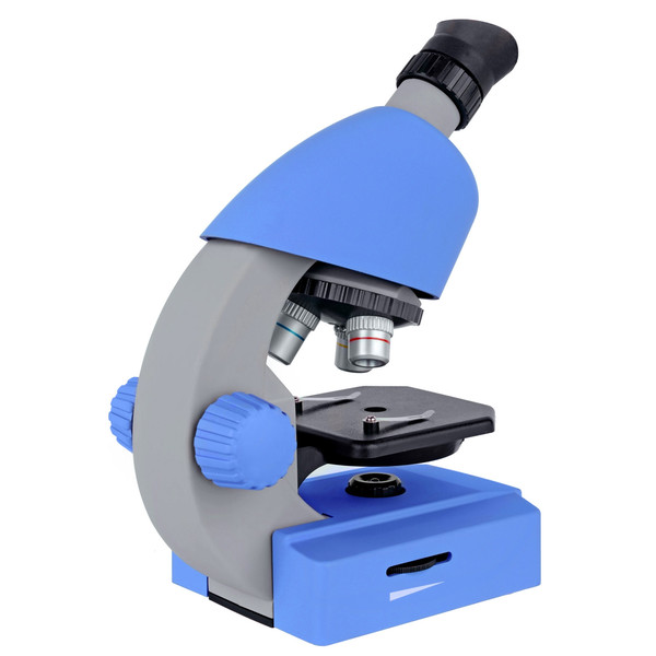 Bresser Junior Microscópio Junior 40x-640x, azul