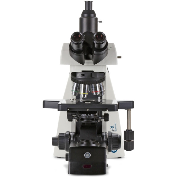 Euromex Microscópio DX.1158-PLi, trino, infinity, 10x/25,  plan, 40x - 1000x,  LED, 3W