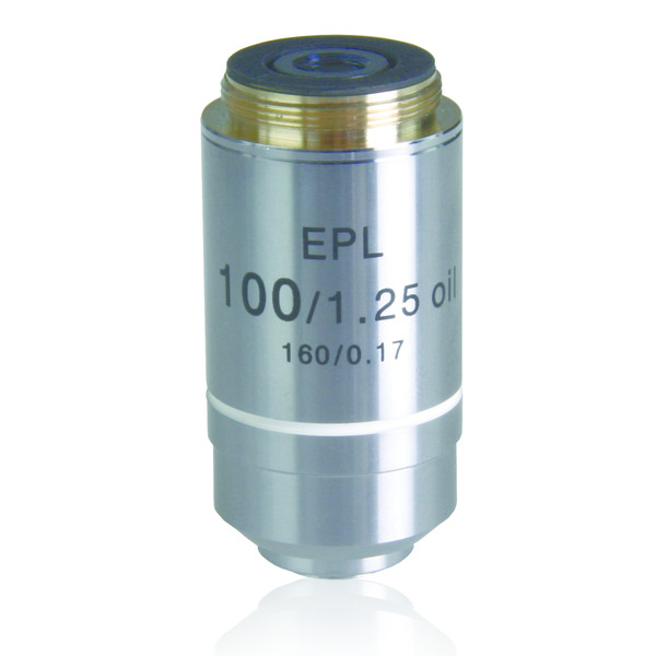 Euromex objetivo IS.7100, 100x/1.25 oil immers., wd 0,13 mm, EPL, E-plan, S (iScope)