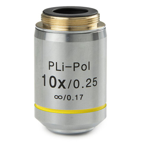 Euromex objetivo IS.7910-T, 10x/0.25, PLPOLi , plan, infinity, strain-free (iScope)