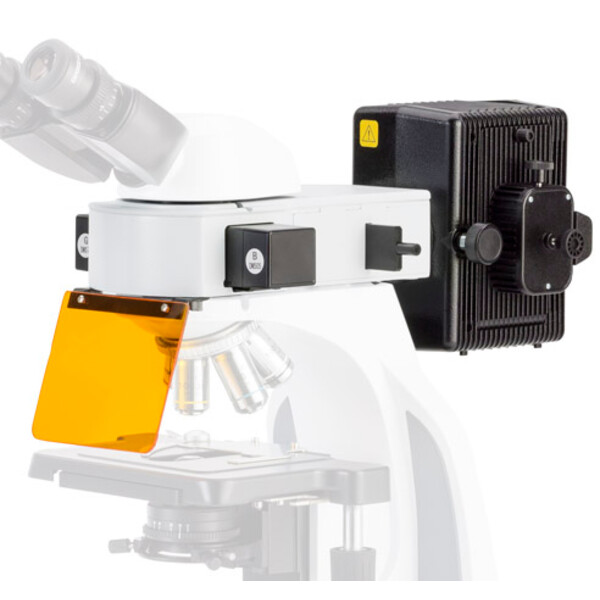 Euromex Extensão de fluorescência IS.9200-3, com 3 posições e conjunto de filtros azul/verde