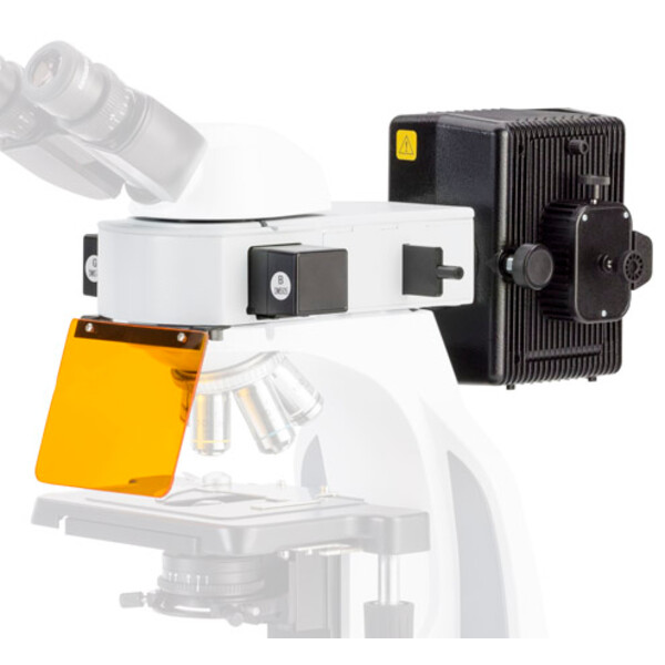 Euromex Extensão de fluorescência IS.9200-3NF, 3 posições e 2 blocos de filtros vazios sem filtro