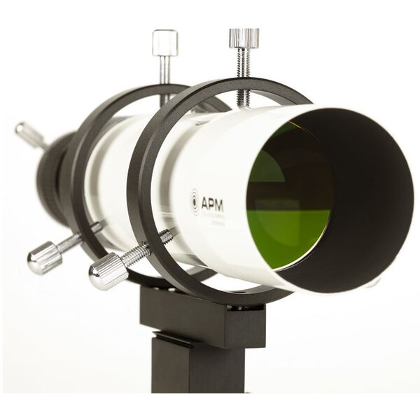 APM Luneta buscadora de 50 mm de visão reta com Ocular com mira iluminada