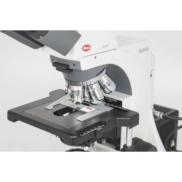 Motic Microscópio BA410 Elite, bino, Hal, 100W, 40x-1000x