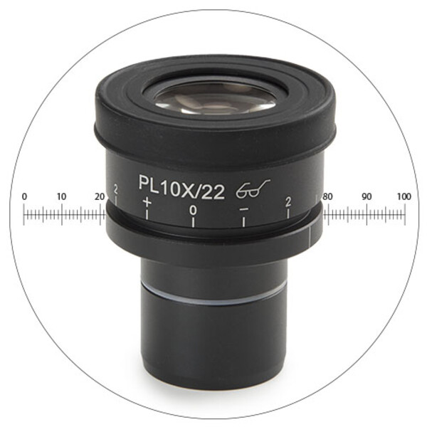 Euromex Ocular de medição AE.3223, HWF 10 eyepiece micrometer reticule (Oxion)