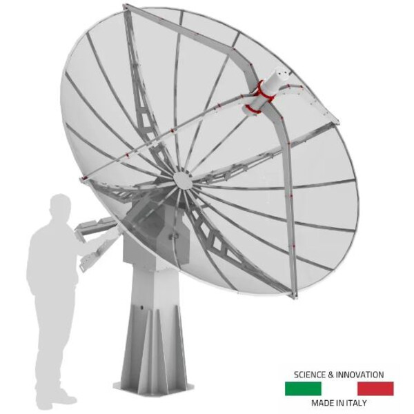 Radio2Space Spider 300A Radiotelescópio Advanced com Montagem GoTo AZ à prova de intempéries