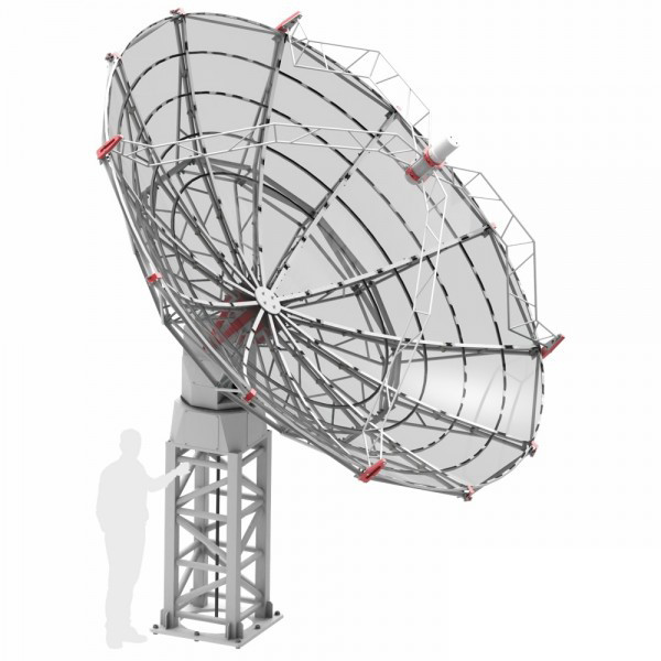 Radio2Space Spider 500A Radiotelescópio Advanced com Montagem GoTo AZ à prova de intempéries