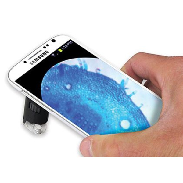 Carson Microscópio MM-240 smartphone microscope + Galaxy S4 Adapter