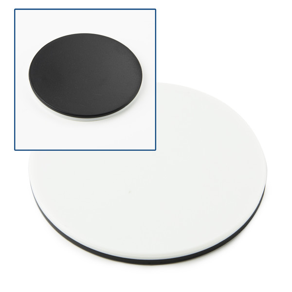 Euromex Mesa de plástico ED.9956, preto Ø 60mm, EduBlue