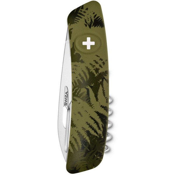 SWIZA Faca C01 Swiss Army Knife, SILVA Camo Fern khaki