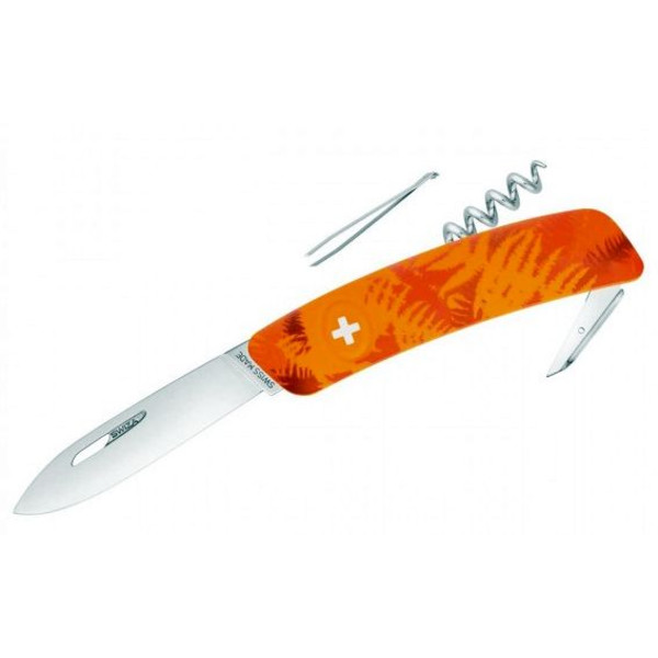 SWIZA Faca C01 Swiss Army Knife, FILIX Camo Fern Orange