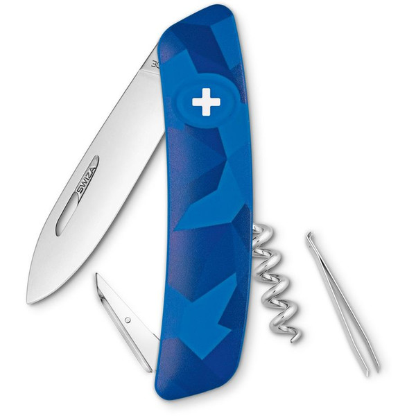 SWIZA Faca C01 Swiss Army Knife, LIVOR Camo Urban Blue