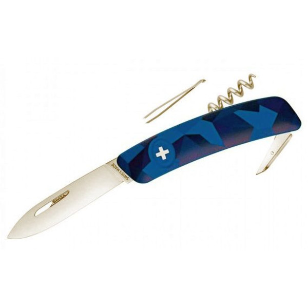 SWIZA Faca C01 Swiss Army Knife, LIVOR Camo Urban Blue