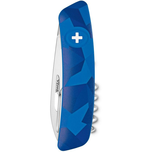 SWIZA Faca C01 Swiss Army Knife, LIVOR Camo Urban Blue